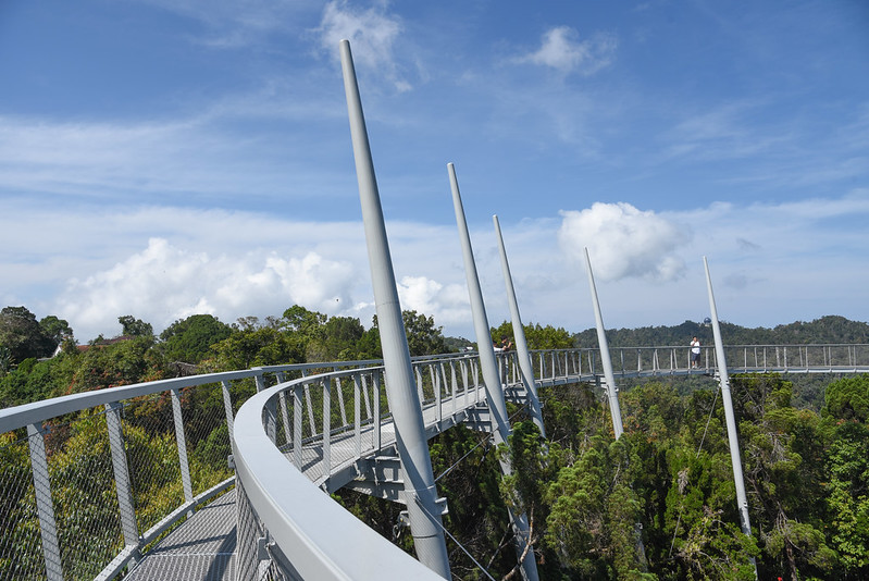 canopy walk at the habitat in penang hill