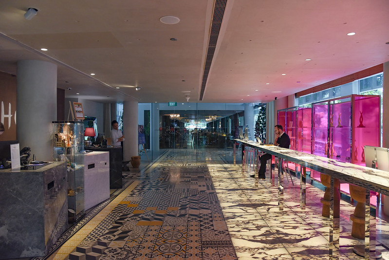 lobby of m social singapore