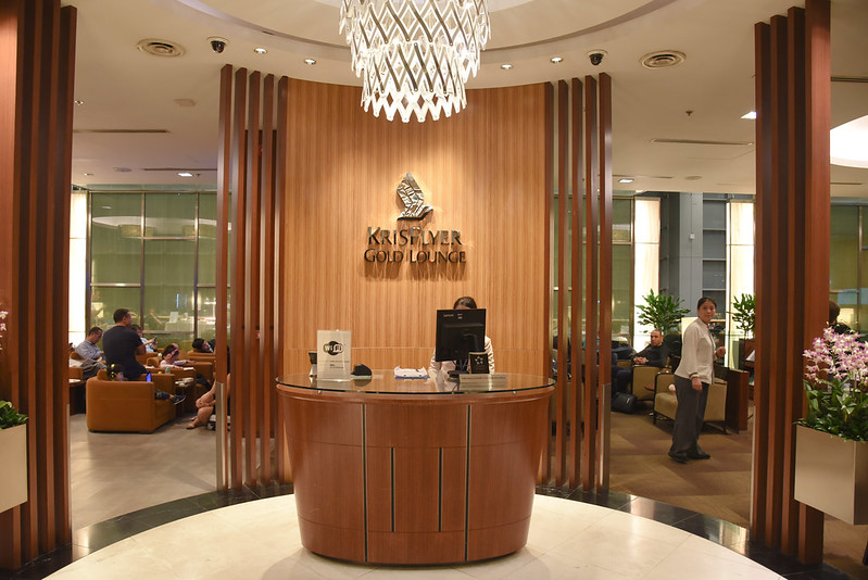 entrance to krisflyer gold lounge changi terminal 3