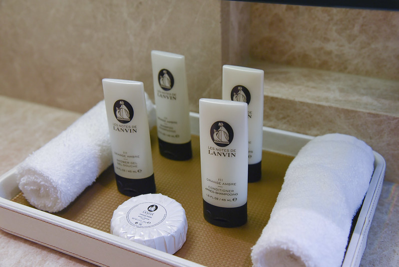 lanvin toiletries at sofitel singapore city centre