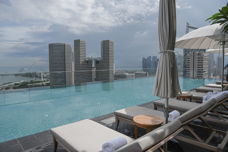 swimming pool andaz singapore