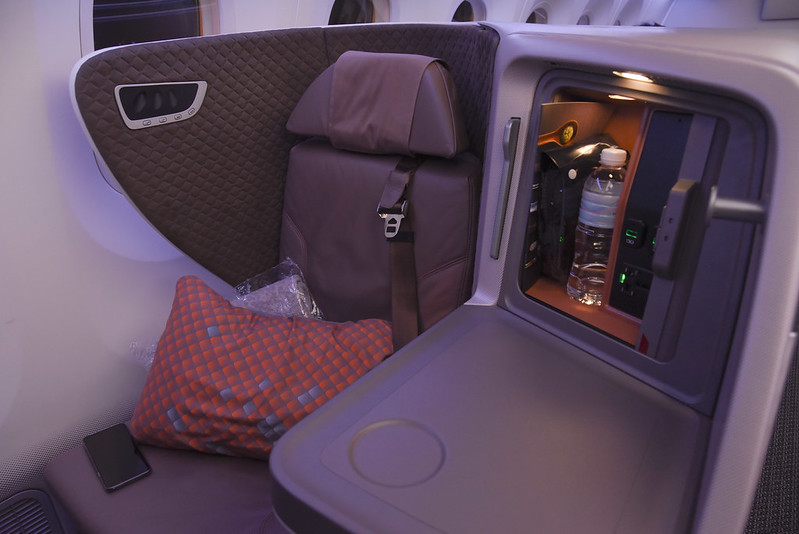 singapore airlines dreamliner business class seat