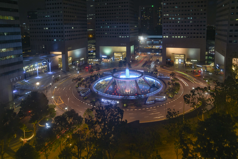 view of the fountain of wealth