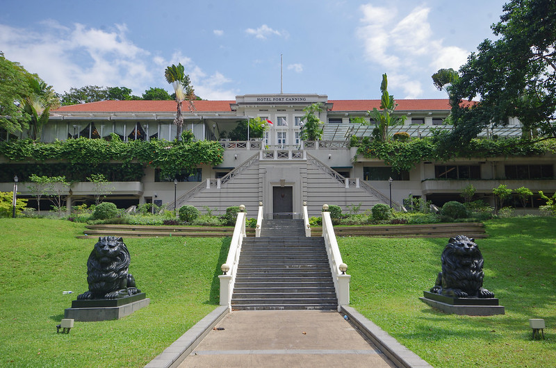 hotel fort canning facade