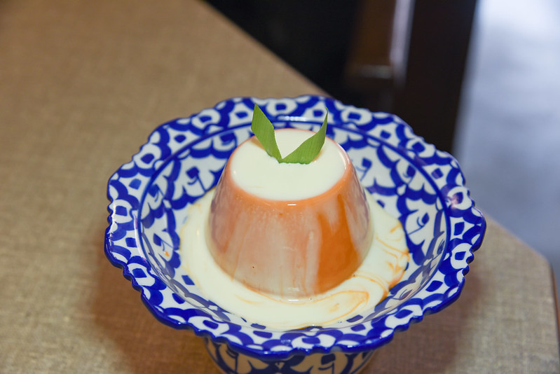 thai milk tea pudding