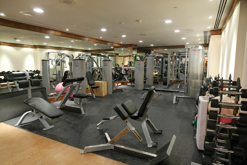 fitness center gym at regent singapore