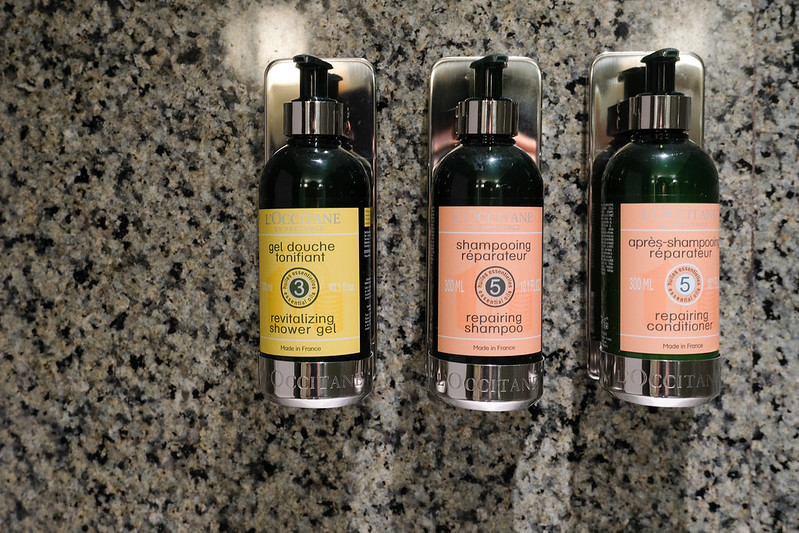 l'occitane toiletries at regent singapore