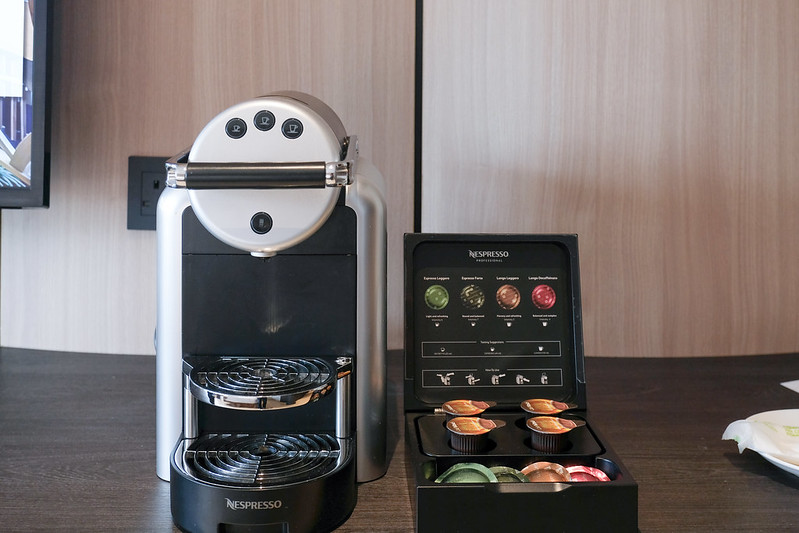 Nespresso Zenius Machine at PARKROYAL COLLECTION Marina Bay