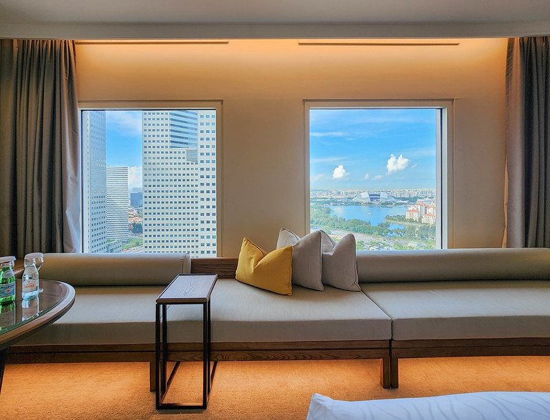 long sofa /day bed in the room | conrad centennial singapore