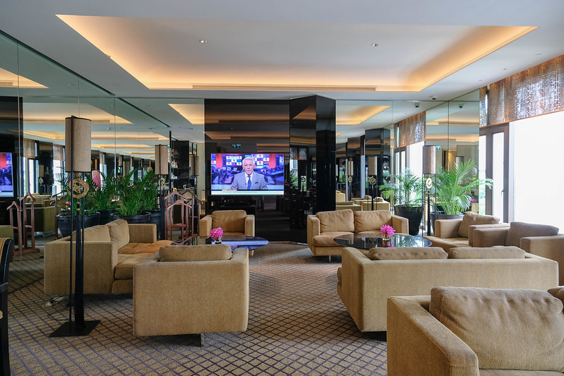 club lounge of the sukhothai bangkok