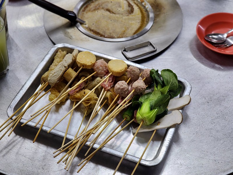 assorted skewers at ban lee siang