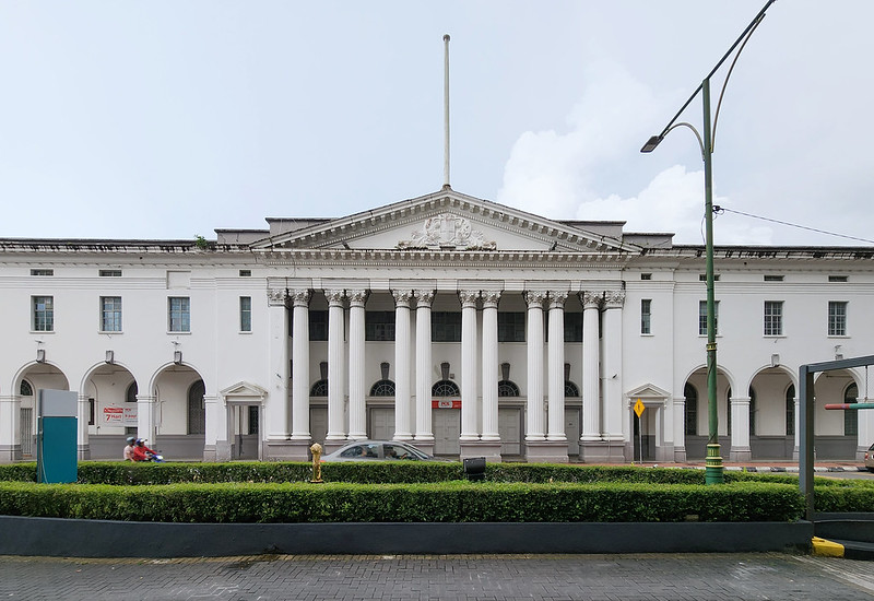 kuching post office - colonial architecture in kuching