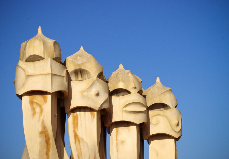 rooftop of casa mila