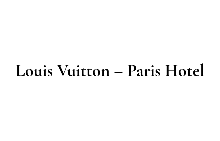 Louis Vuitton Hotel Paris